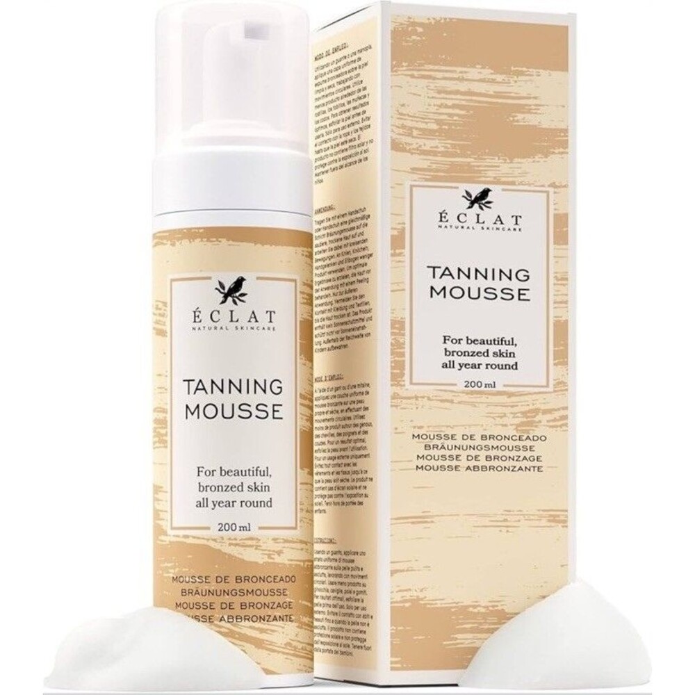 Eclat Lightweight Self Tanning Mousse With Aloe Vera & Vitamin E 6.7 Oz BNIB